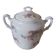 Antique porcelain sugar bowl, late 19th century.