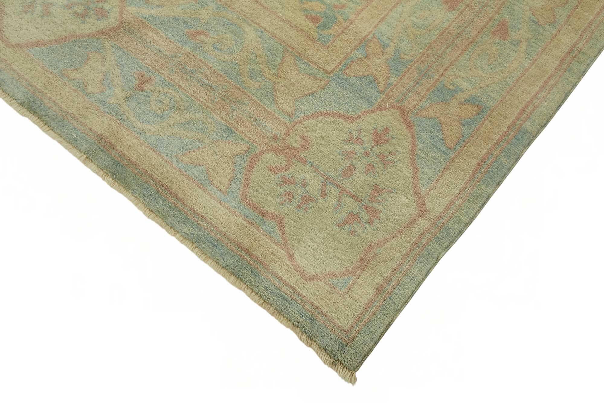 Turkish Handknotted Wool Oushak Rug 266 cm x 377 cm