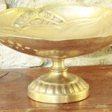 Old brass compote bowl