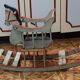 Vintage wooden rocking horse