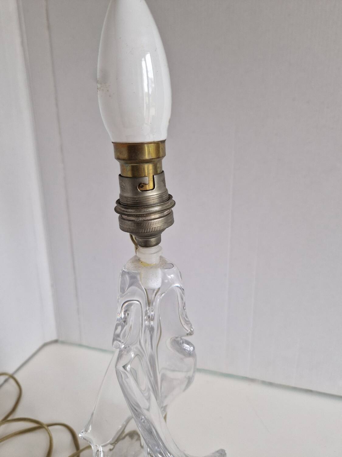 Crystal Schneider Lamp Base