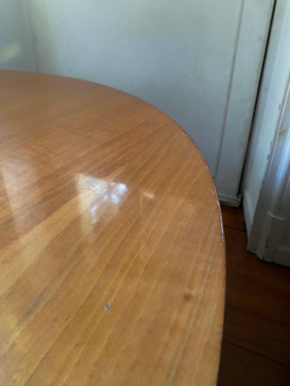 Large round Scandinavian coffee table by Ilse Möbel, vintage 1960s