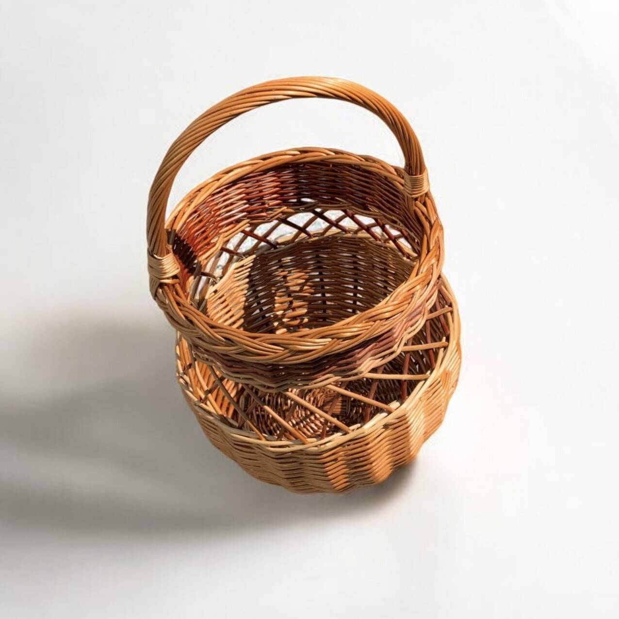 Vintage wicker basket