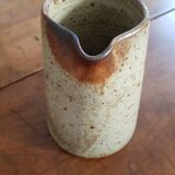 Stoneware cider pitcher