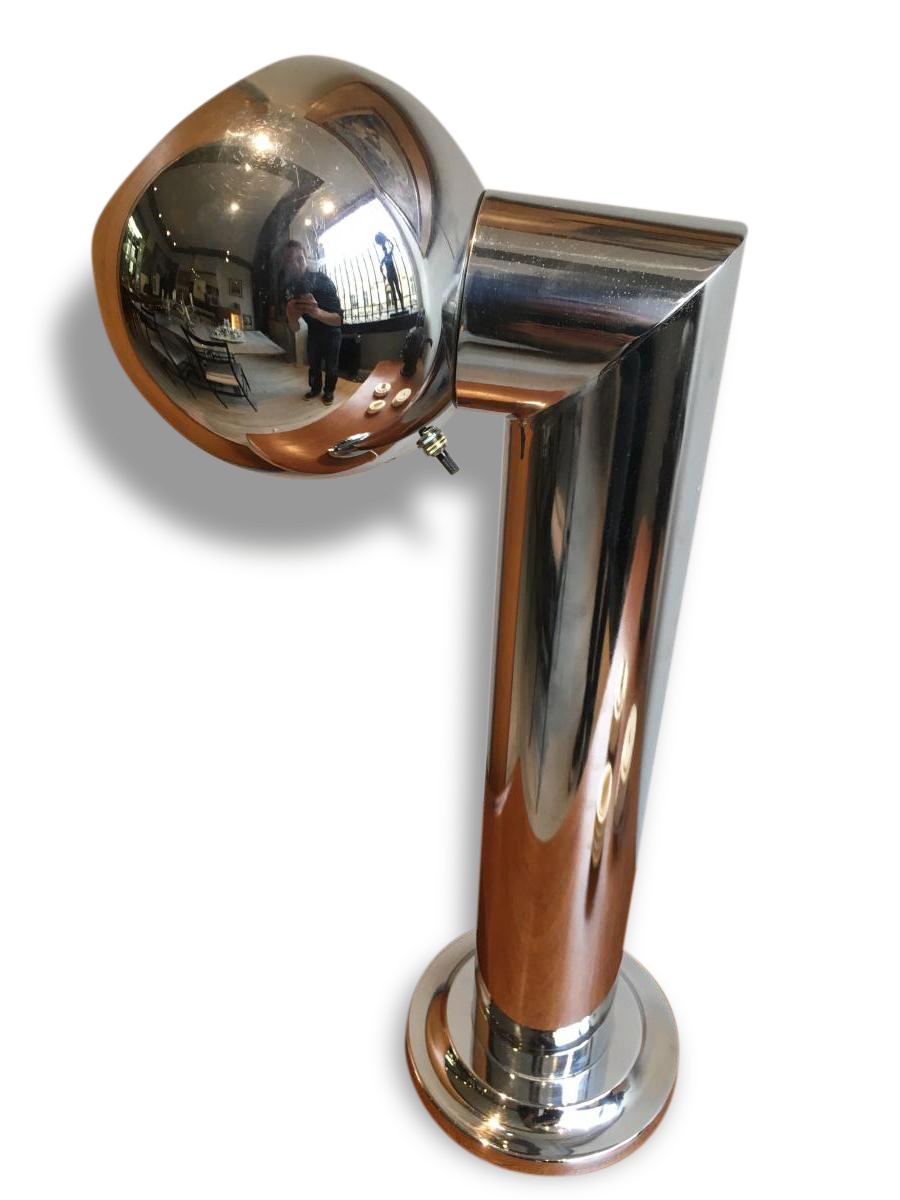 Lamp metal 1970s.