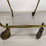 Vintage brass folding dessert