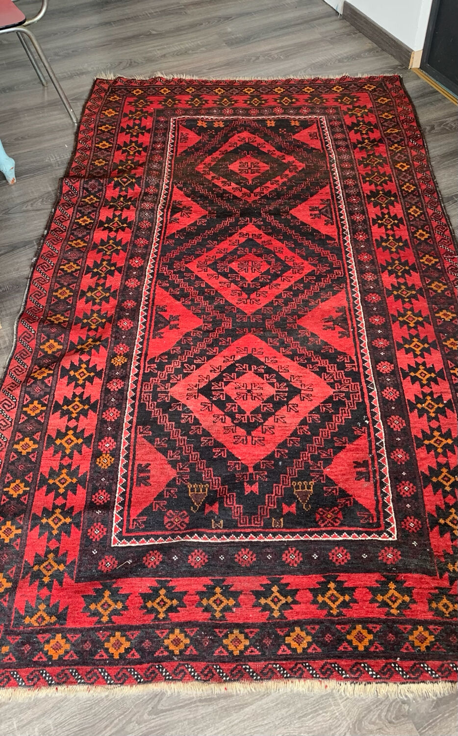 Old oriental carpet