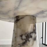 Viola Calacata Marble Side Table