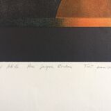 Pierre garcia-fons, untitled. original lithograph signed in pencil