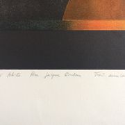 Pierre garcia-fons, untitled. original lithograph signed in pencil