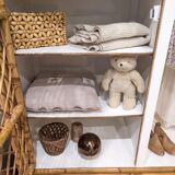 Rattan wardrobe