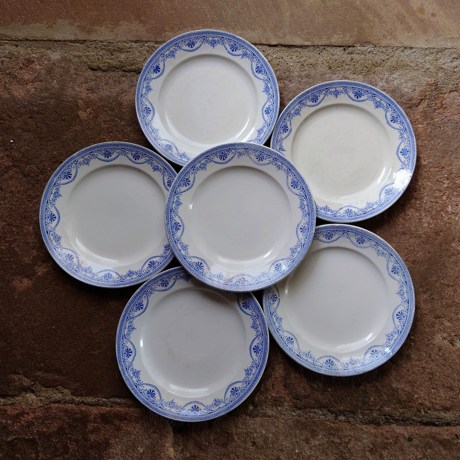 Dessert plates “La Vallière” St Amand