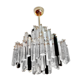 Venini two-tone glass chandelier