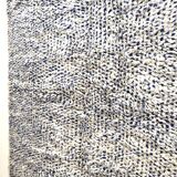 Moroccan Berber carpet Beni Ouarain speckled majorelle blue 2,45x1.56m