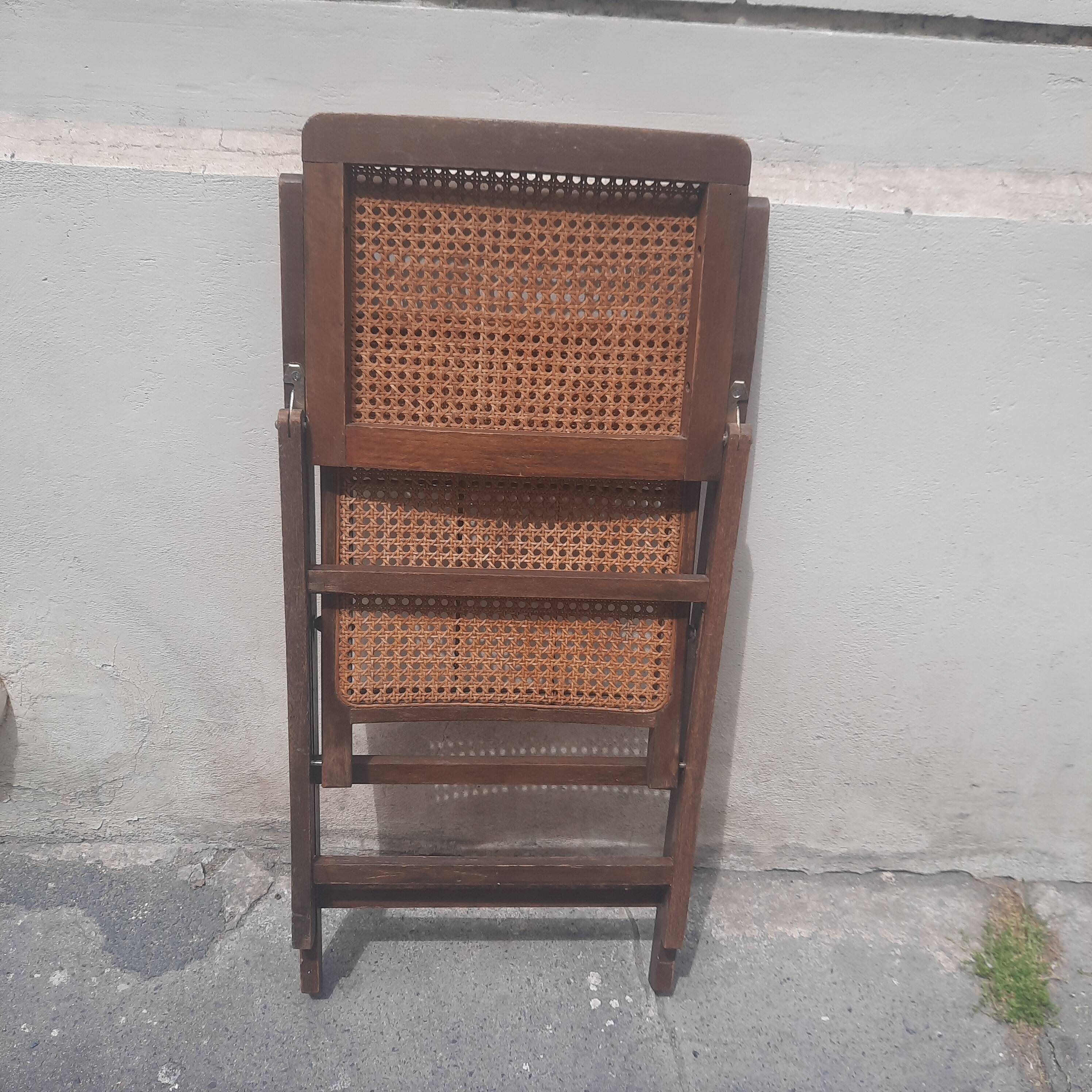 Chaise pliante vintage