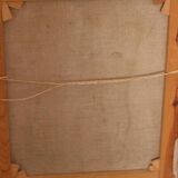 Huile sur toile originale française – « Portrait de femme » par Philippe de Rougemont – vintage et encadrée – 72,5 × 64 cm (28,5" × 25,2")