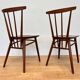 Set of four mid-century design wooden dining chairs by TON - 1960s
