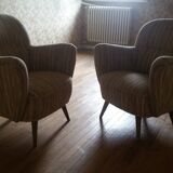 50's organic armchair