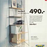Vintage IKEA "Artist" shelf, 1999