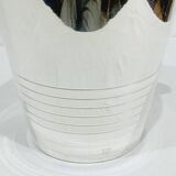 Silver-plated champagne bucket engraved with Auchan 25 years