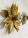 Hans Kogl vintage golden wall lamp