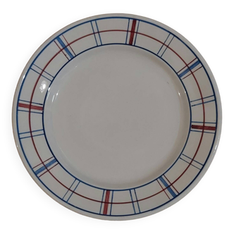 Ensemble de 6 Assiettes plates Lunéville Carmen