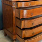 Chest of drawers 1900 Louis XVI style Marquetry 5 drawers
