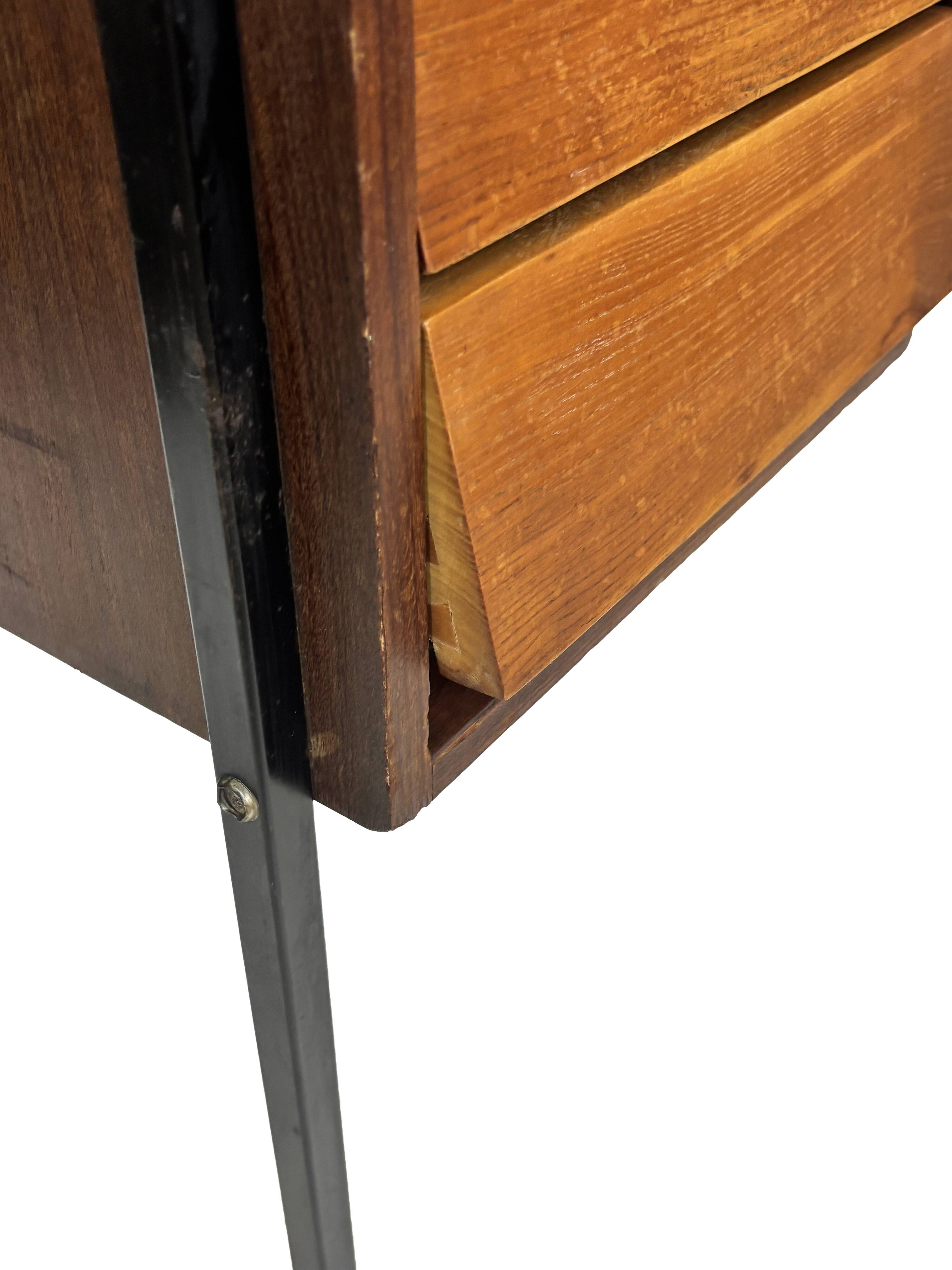 Bureau Mid-Century design Marko Galvanitas Pays-Bas bureau d'enseignant 1960