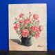 Aquarelle pivoines vintage