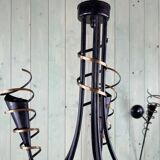 Vintage Chandelier and Pair of Wall Lights