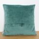Housse de coussin velours celadon