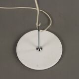 Lampe de table vintage acier aluminium Italie années 1960