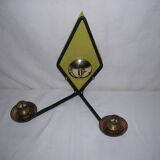 Double wall lamp from the 50s