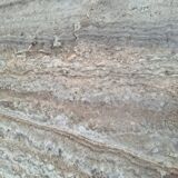 Mahaut coffee table with grey travertine top AMPM, large designer piece.