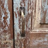 Rajasthani wardrobe in Burmese teak with original patina.