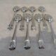 8 silver-plated teaspoons Christofle Atlantide 13.7cm