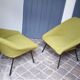 Set of 2 chairs 50 60 year cocktails