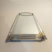 Plateau miroir au mercure biseauté 1940/50