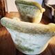 Pair of original tapestry velvet toad armchairs