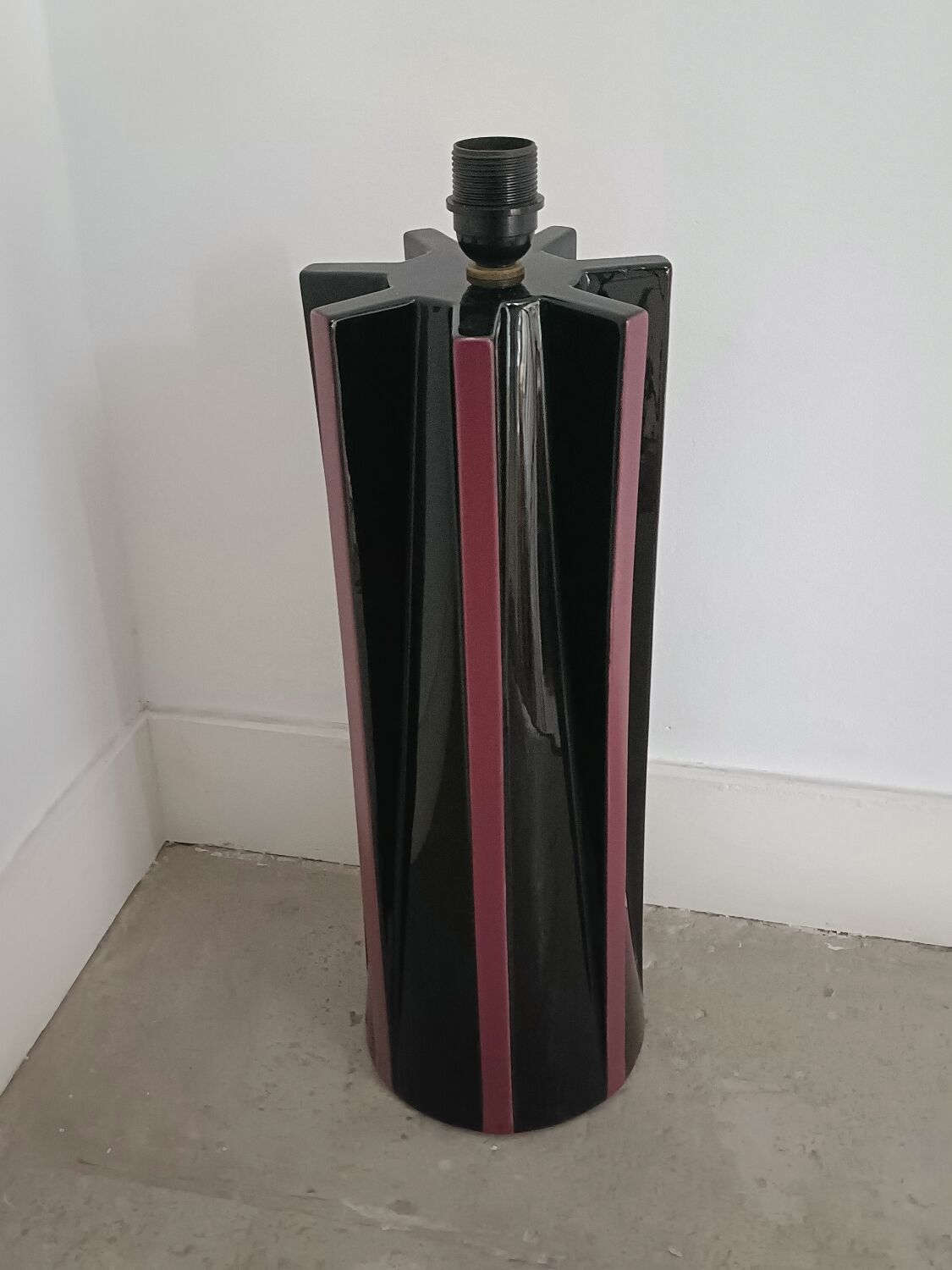 Kostka ceramic lamp base