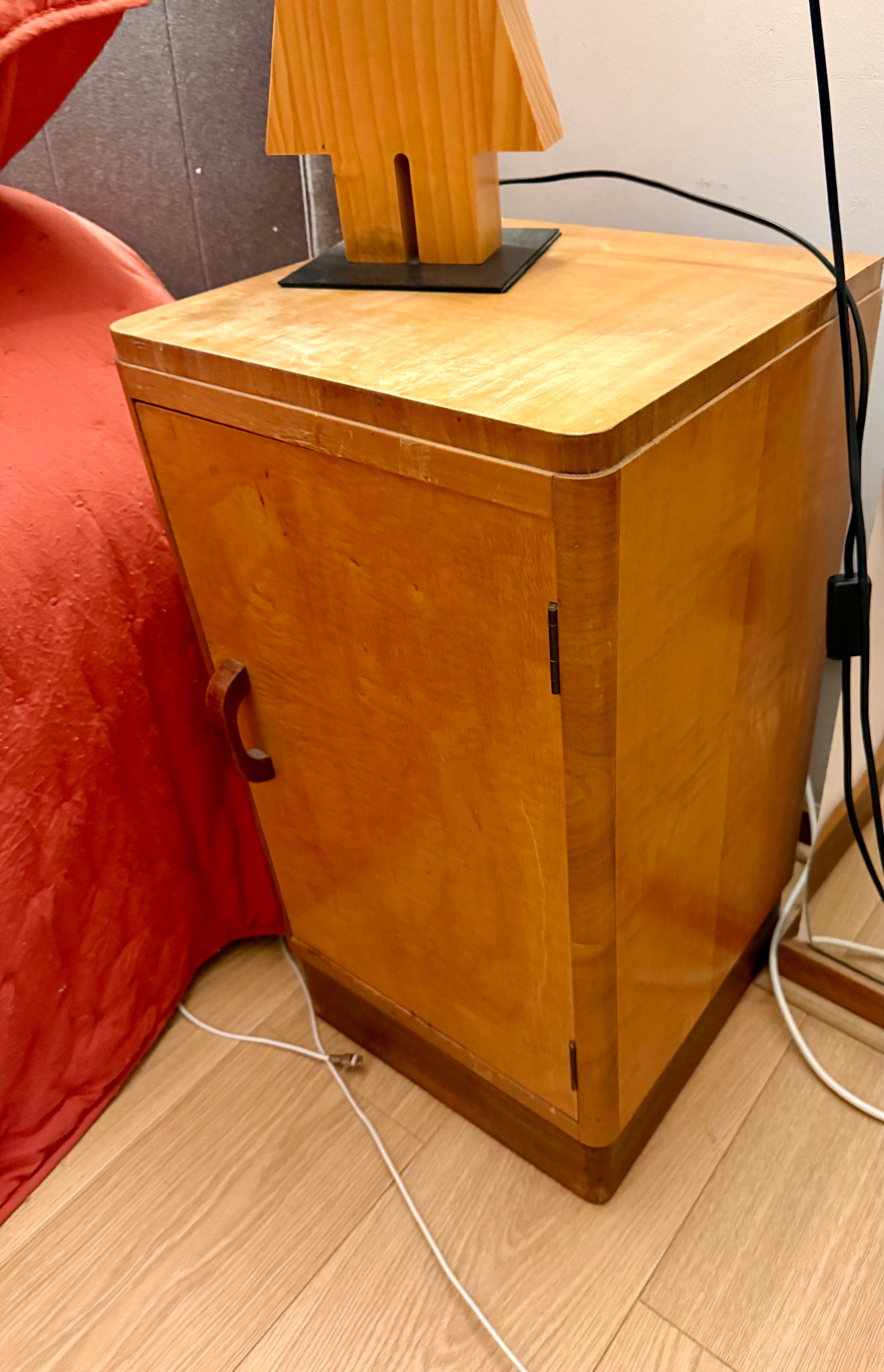 Set of two bedside tables from the 1940s.