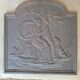 Plaque de cheminée en fonte