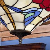 Tiffany-style glass pendant light