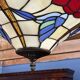 Tiffany-style glass pendant light