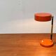 Lampe de table orange minimaliste du milieu du siècle, Italie, années 1960