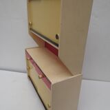 Old toy, vintage kitchen buffet