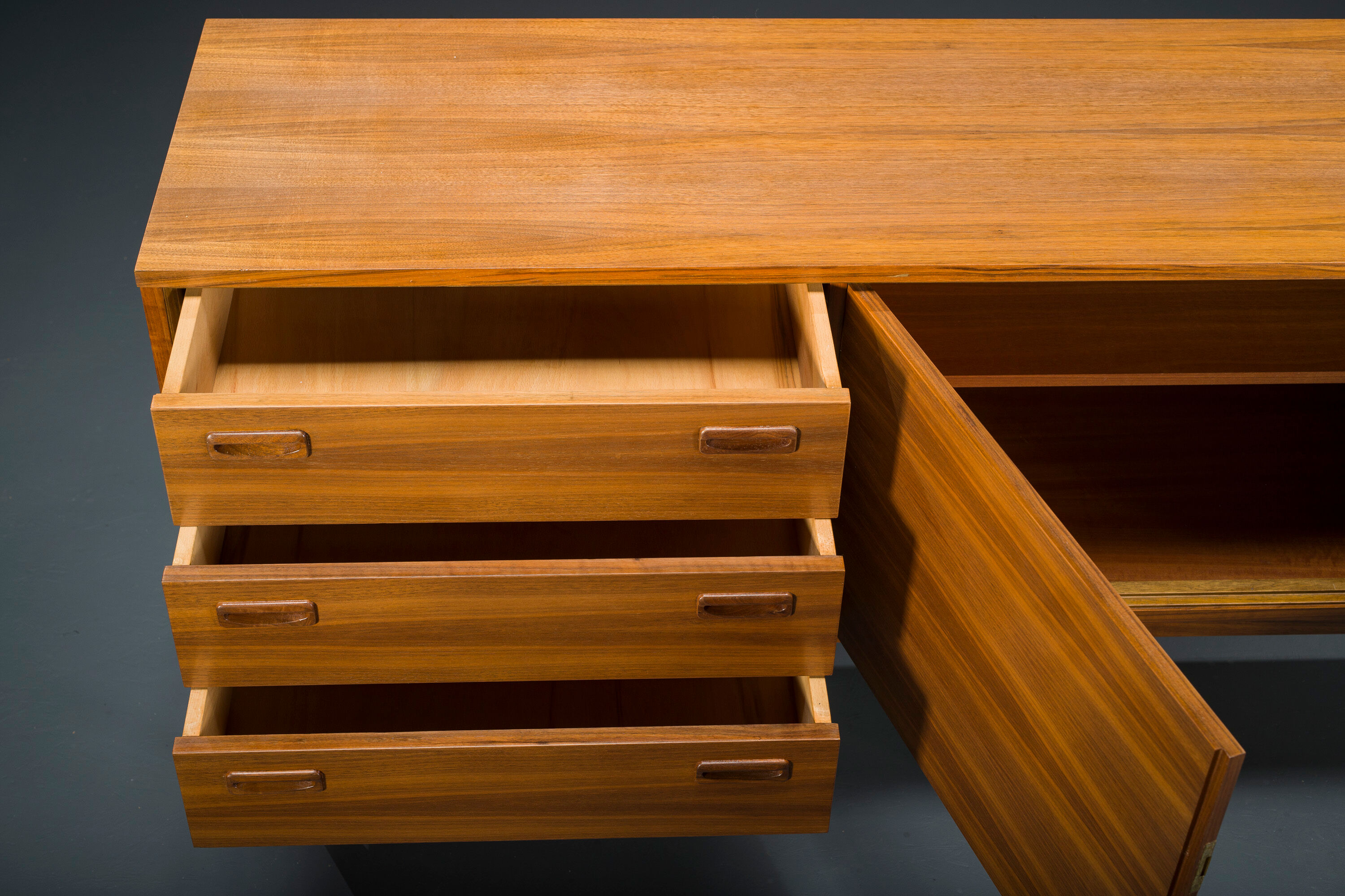 Vintage Walnut Sideboard, 1960s