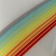 Lampe en verre Vetri Murano rainbow arc en ciel 1970