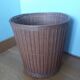 Wicker or rattan wastepaper basket, basket or plant pot