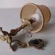Bronze lamp and glass tassel